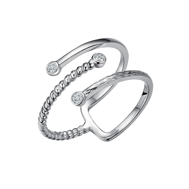 简丹 闪亮锆石戒指