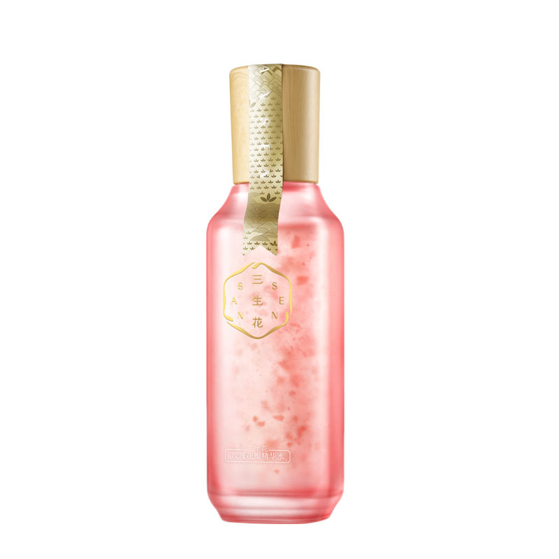 三生花 烟酰胺玫瑰花瓣精华水