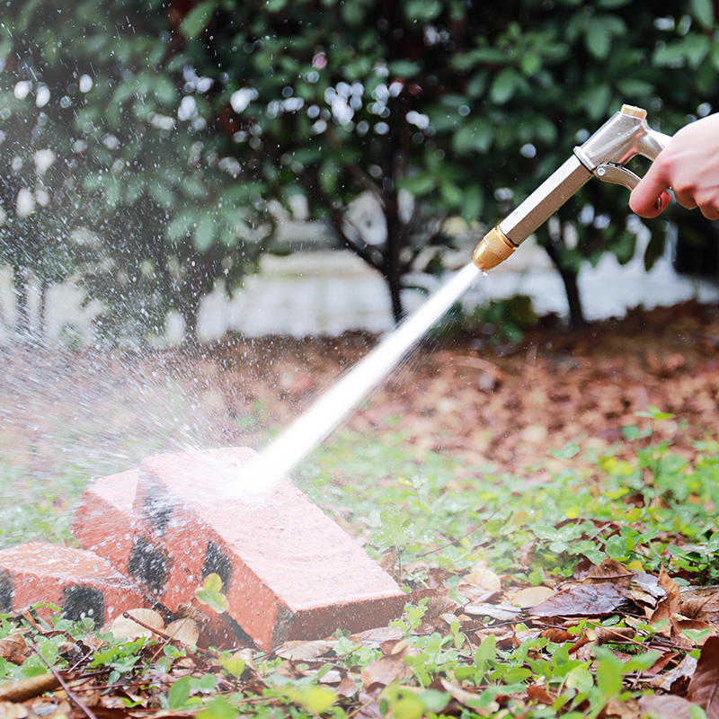铂耐 伸缩软管洗车水枪