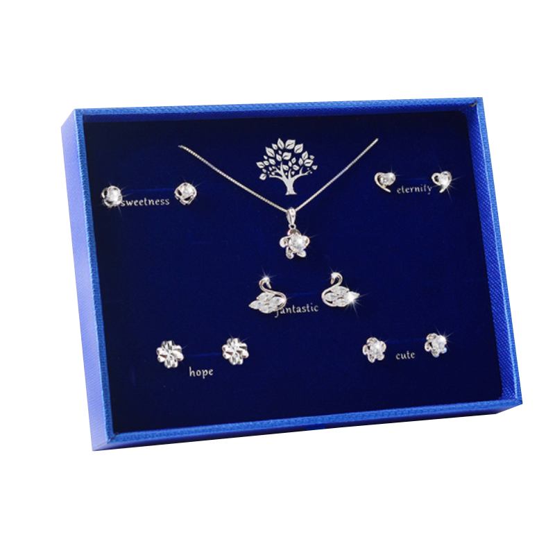 缔晶 纯银耳饰套装