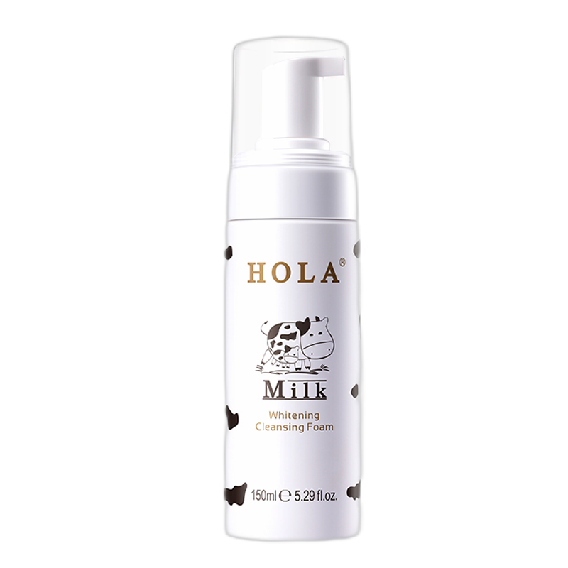 赫拉 牛奶雪肤焕白慕斯洗面奶