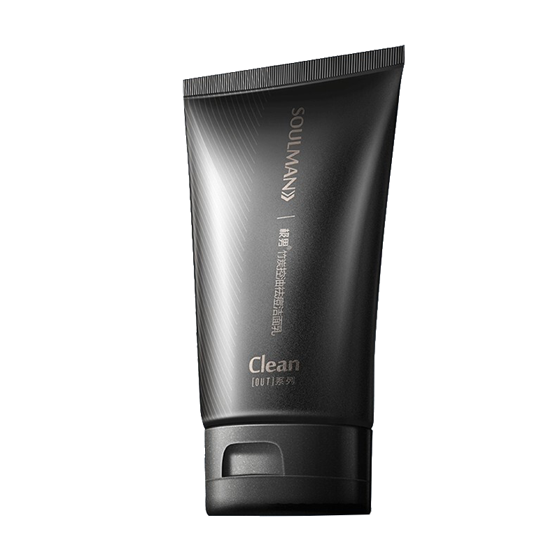 极男 控油祛痘补水竹炭洁面乳