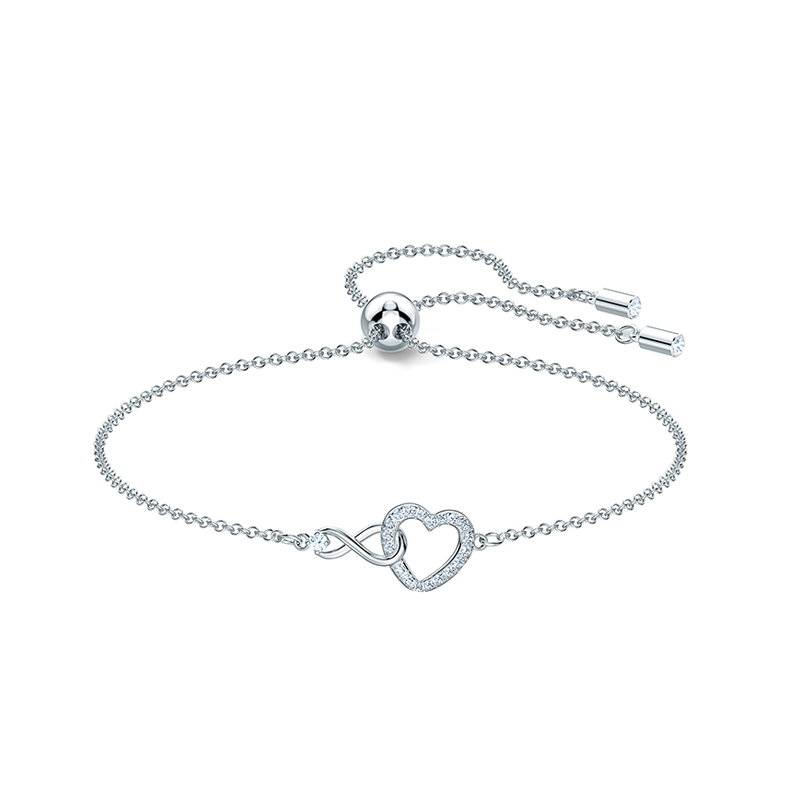 施华洛世奇 爱心蝴蝶结手链