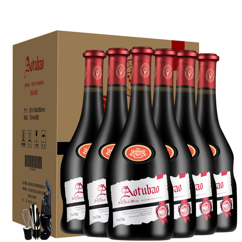 奥图堡 色泽浓烈味道强劲红酒