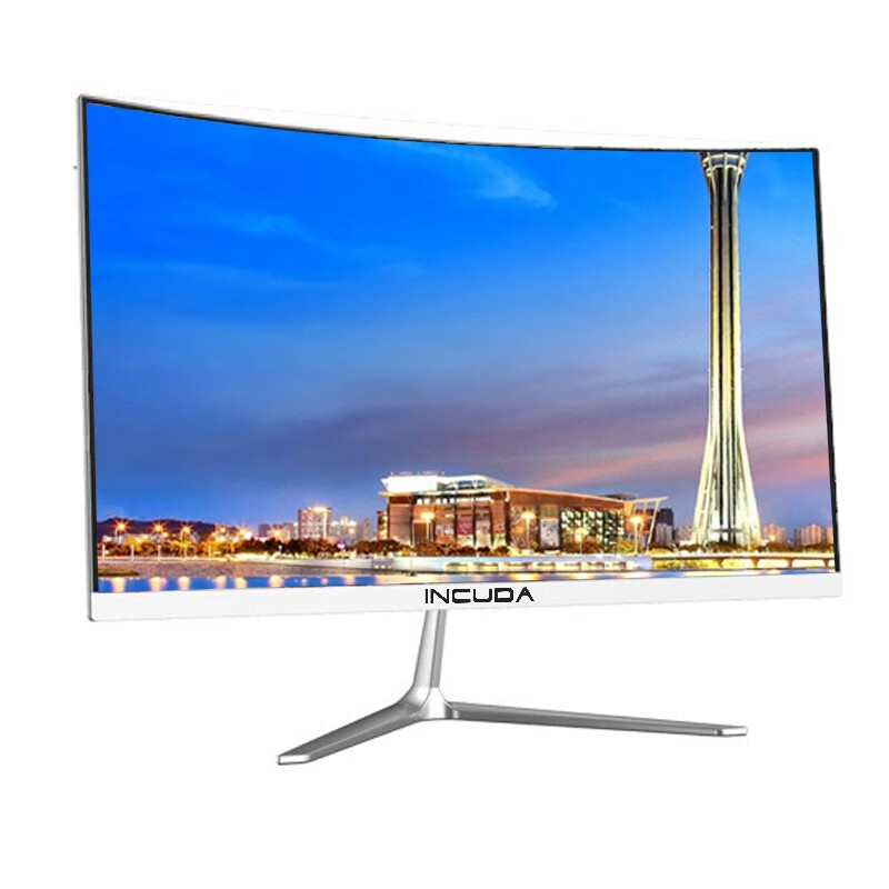 英酷达 曲面屏 一体机电脑