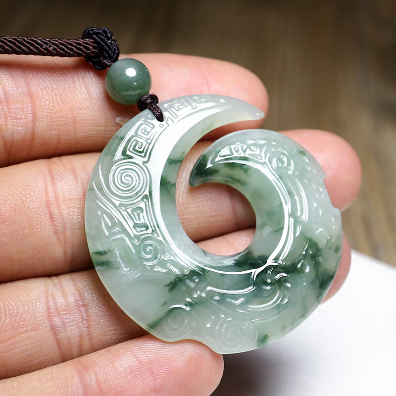 净心石 时来运转翡翠吊坠