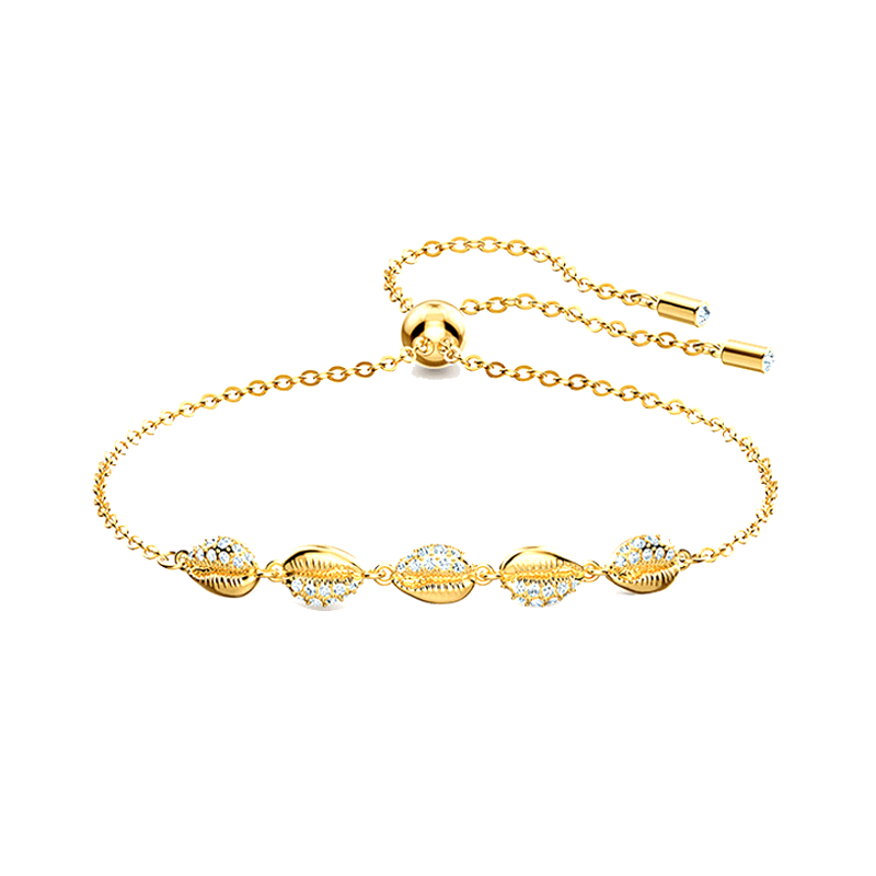 施华洛世奇 金色贝壳 手链