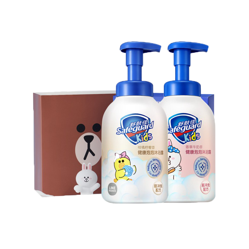 舒肤佳 健康萌友儿童泡泡沐浴露