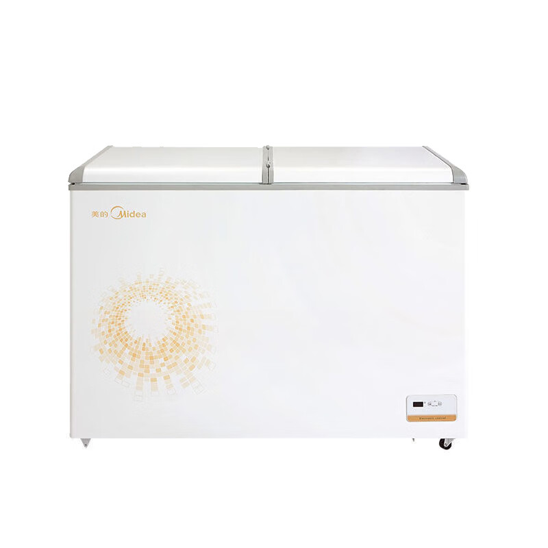 美的 轧花铝板内胆节能冰柜