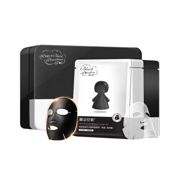 膜法世家 黑白瓷娃娃亮肤面膜