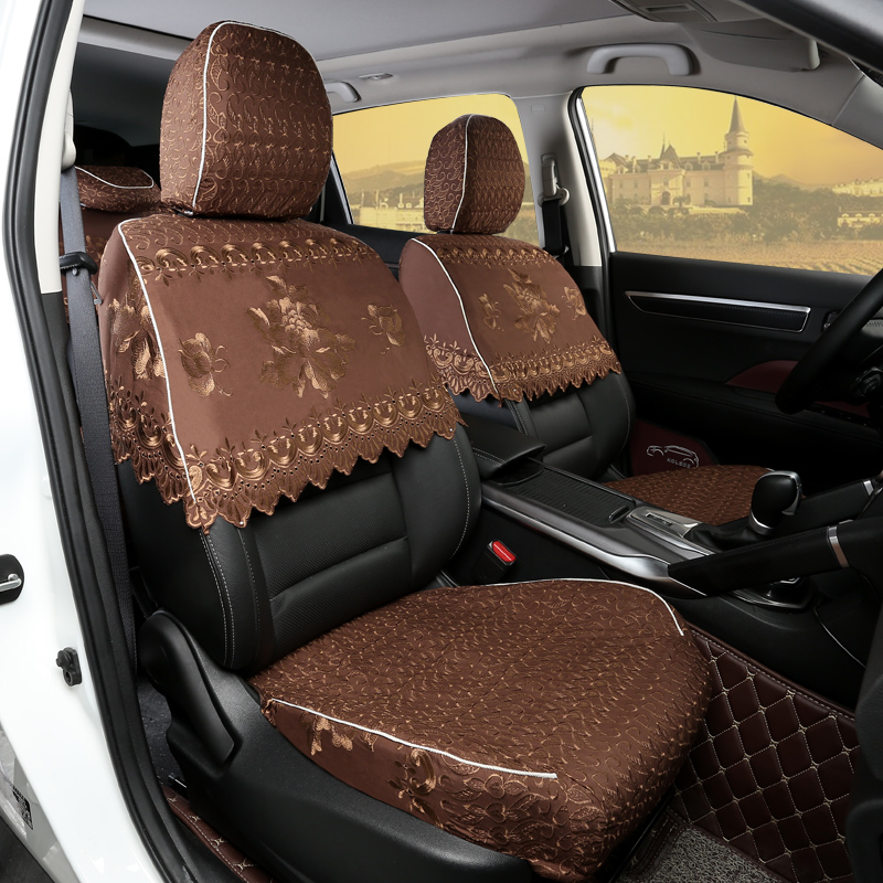 领誉 布艺刺绣座套