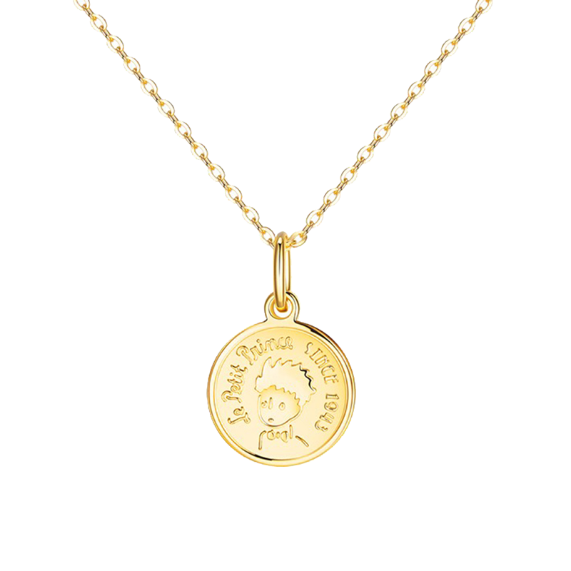 OOAK 925银圆牌项链