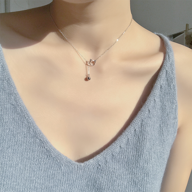 艾梵妮 萌猫咪项链