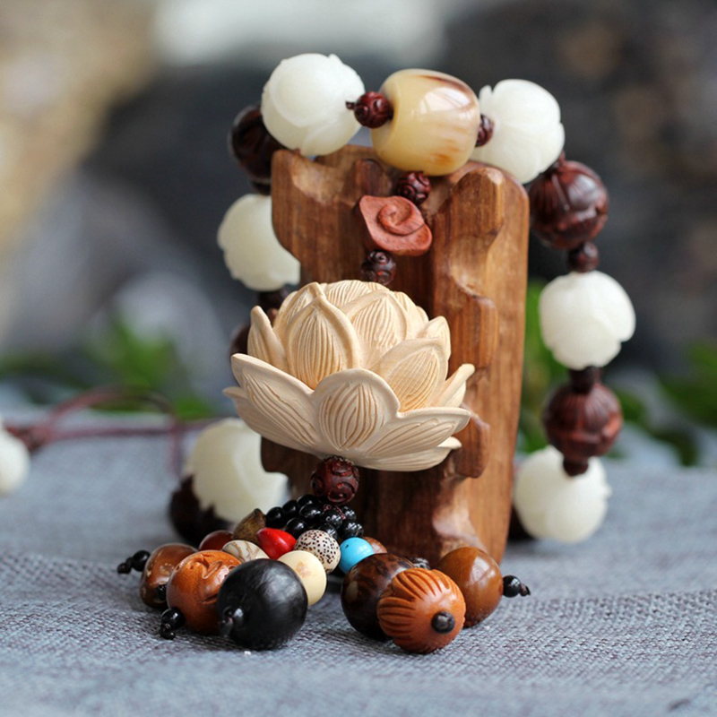 大有 莲花平安符挂件