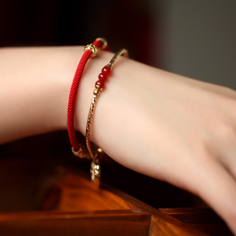 凤凰涅磐 平安锁手链