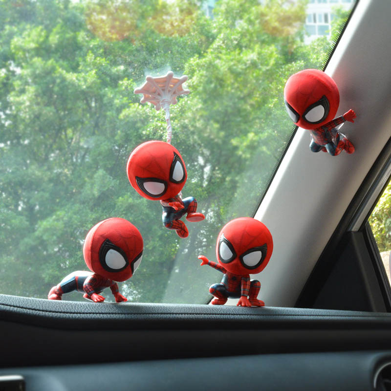 挂必天蜘蛛侠汽车摇头摆件
