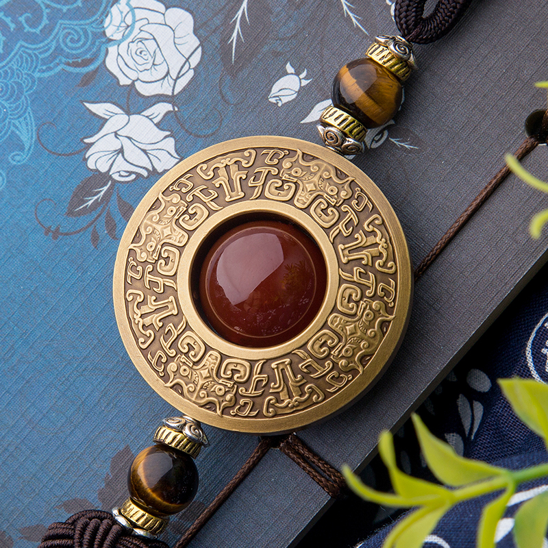 铜纪元 纯铜高浮雕汽车挂件