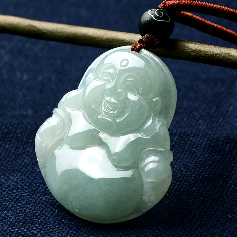 玉乡情缅甸老坑翡翠吊坠