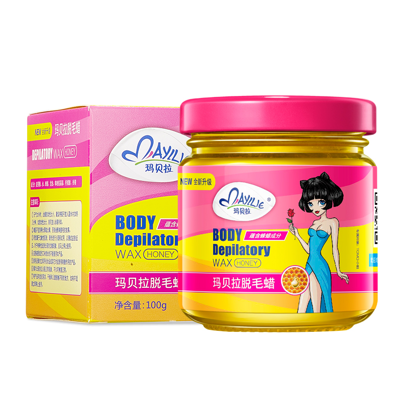 玛贝拉 撕拉式蜜蜡脱毛膏