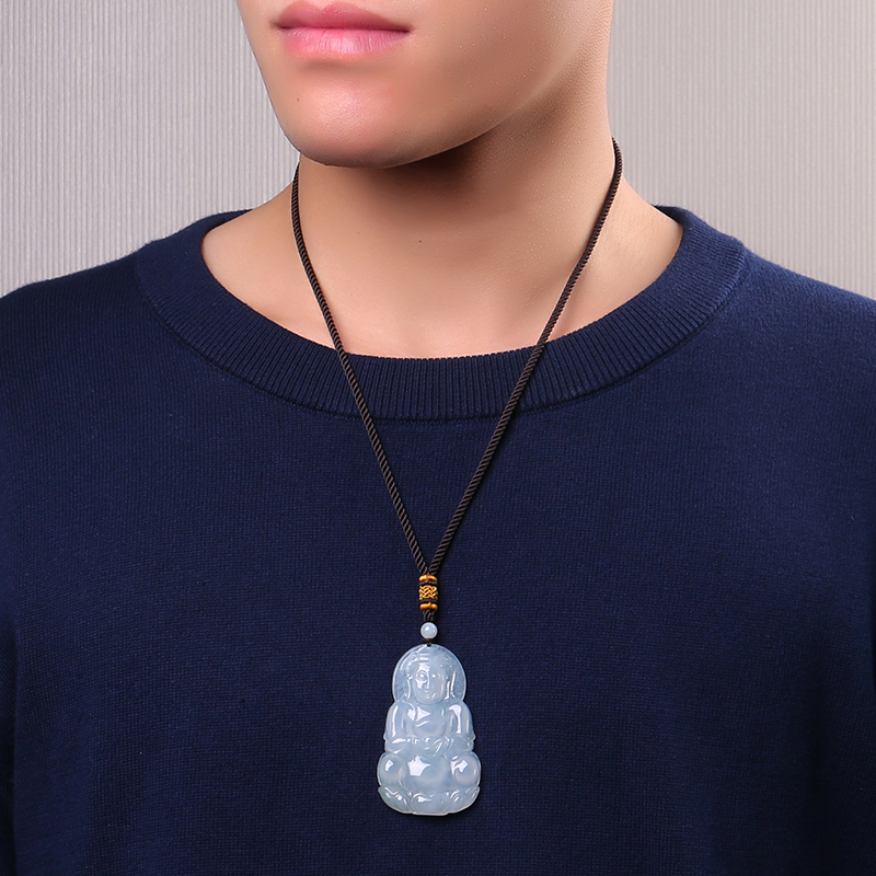 印象眸 观音菩萨玉吊坠翡翠