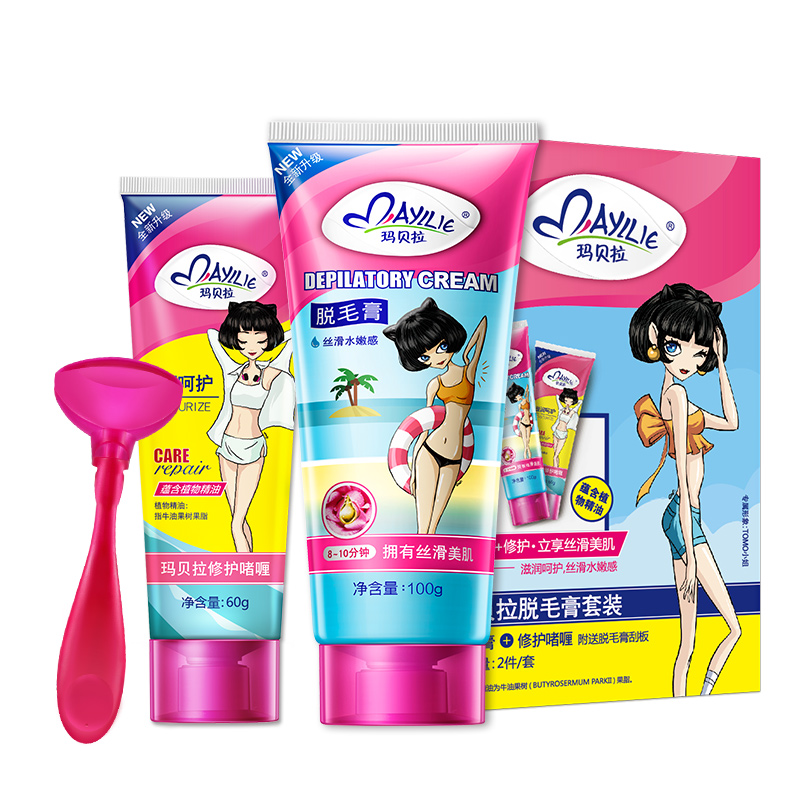 玛贝拉修护啫喱脱毛膏