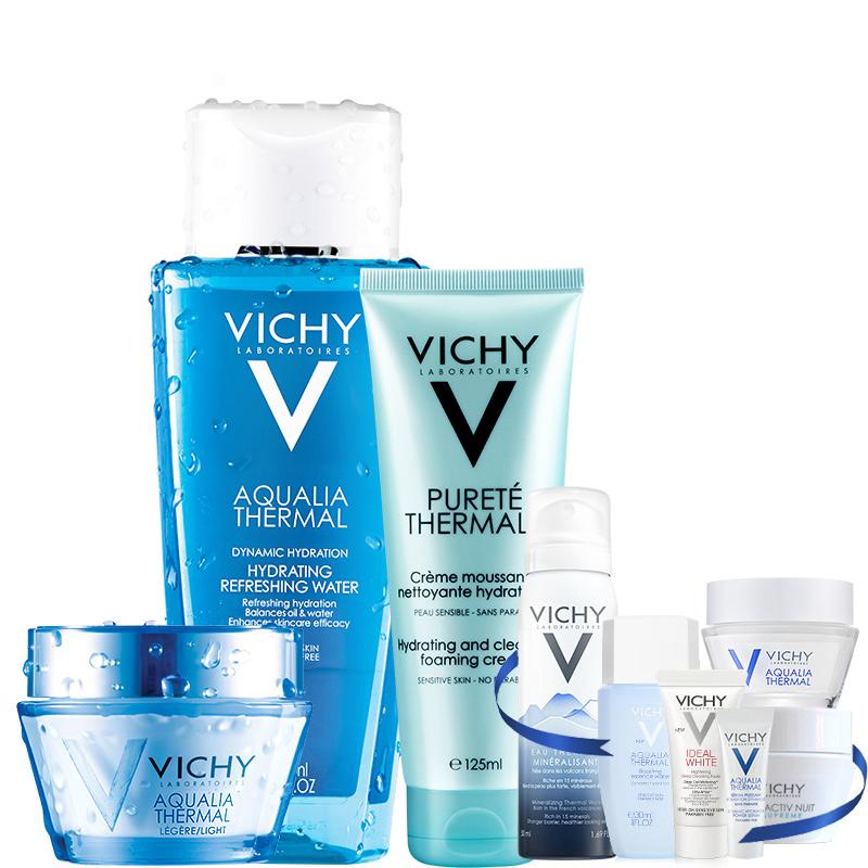 薇姿 温泉矿物保湿 护肤套装