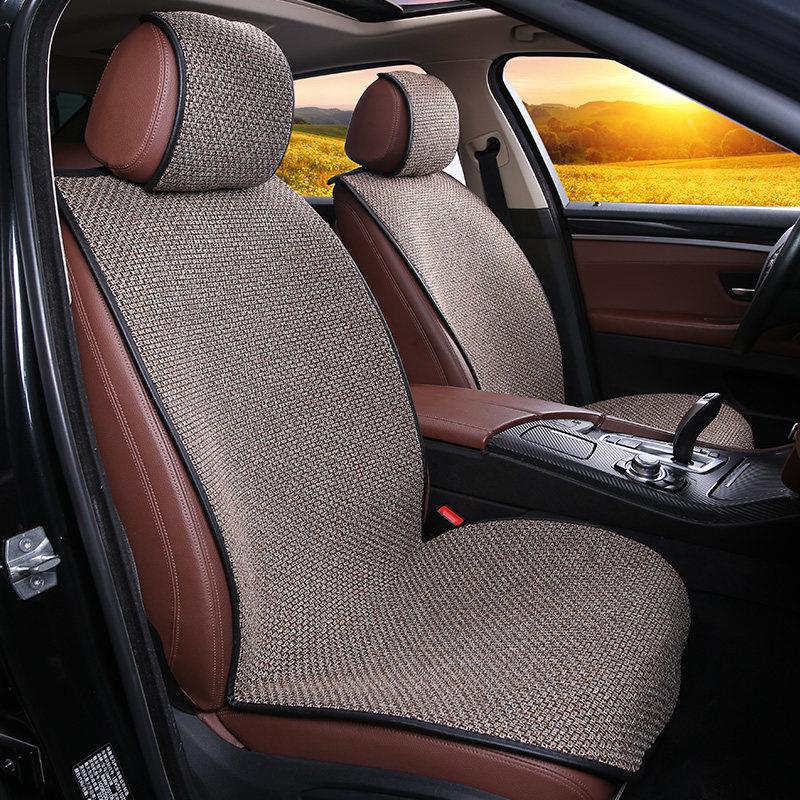 首赋 混纺棉麻 汽车座垫