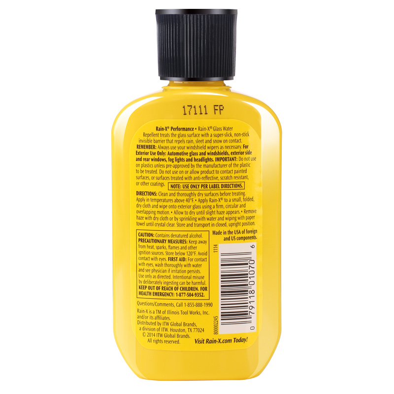 rain-x 科技配方防雾剂