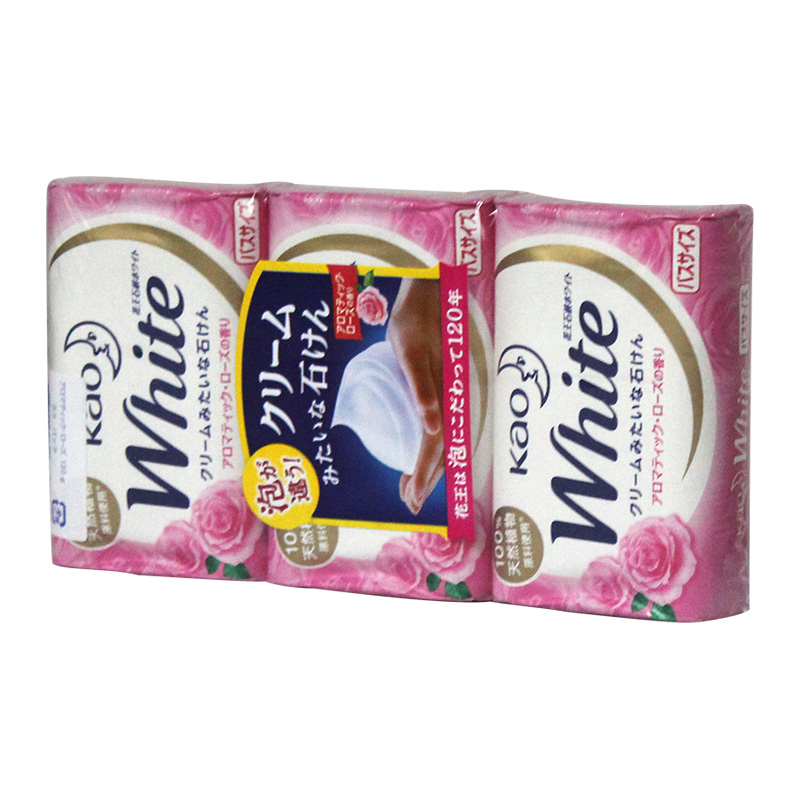 花王 植物护肤玫瑰香皂