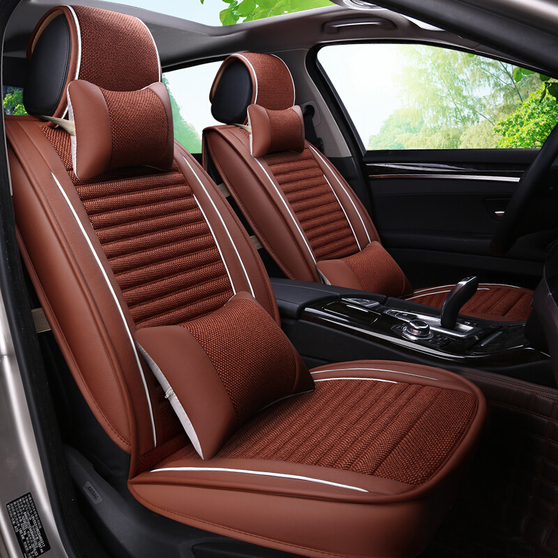 布雷什仿亚麻养生汽车座套