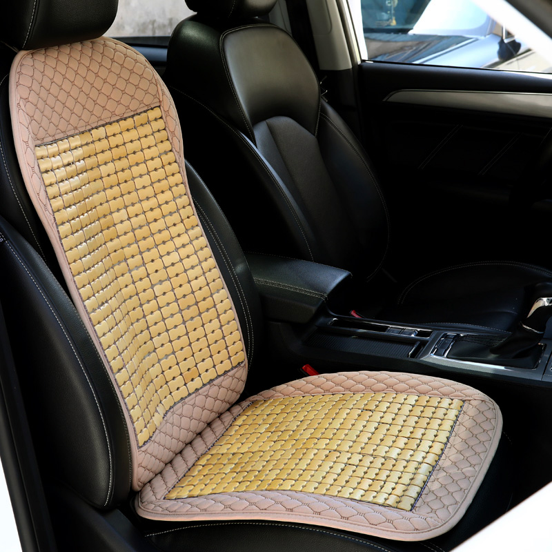 笨斯基 夏季竹片汽车坐垫