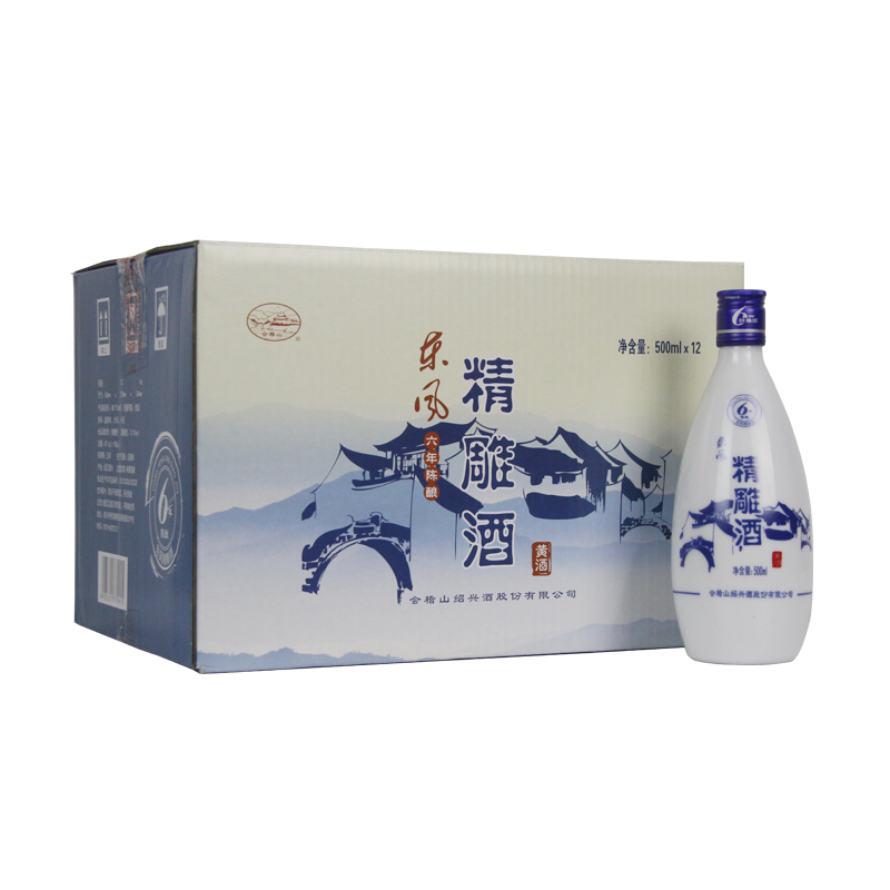 会稽山 东风 六年陈精雕黄酒