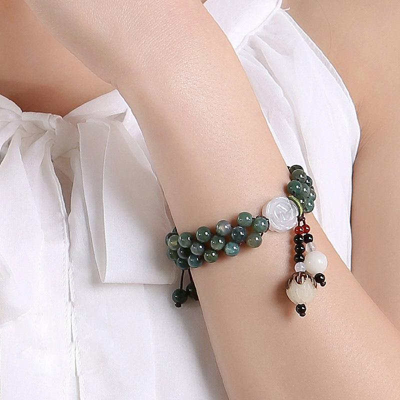 SENDME水草玛瑙手链