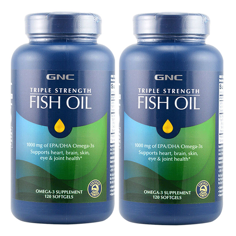 GNC 浓缩 鱼油胶囊