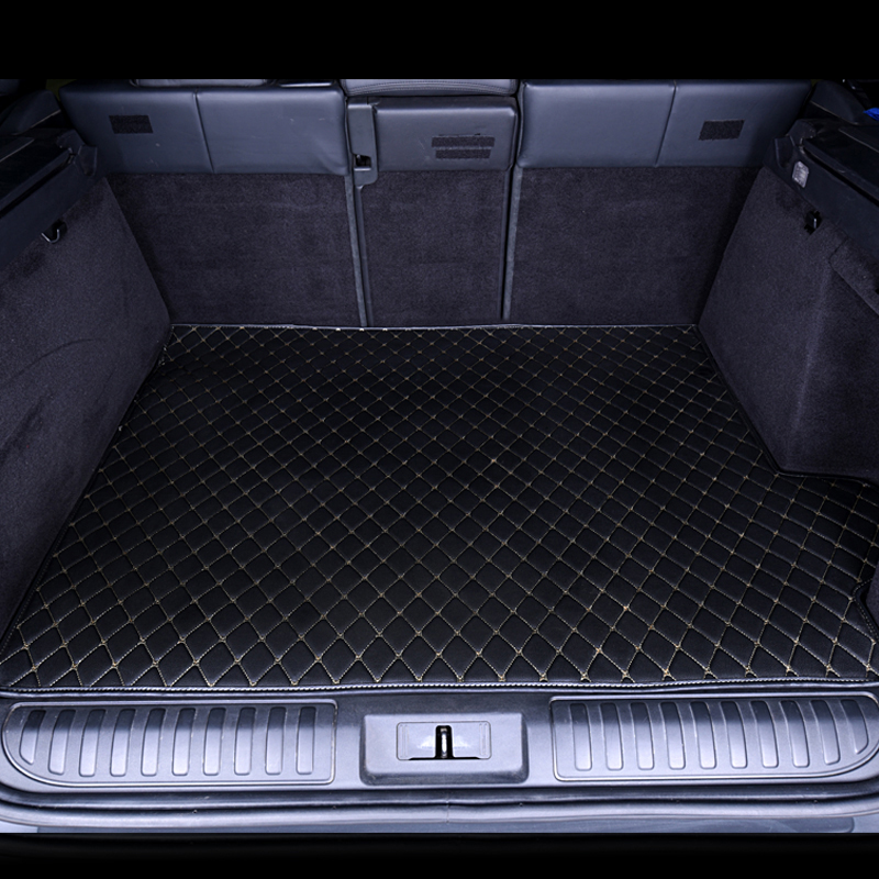 澳优美单片绗绣皮革后备箱垫