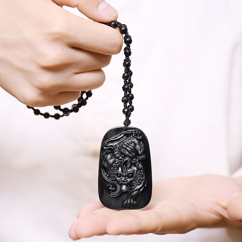 祥祯福珠宝 墨翠 翡翠吊坠