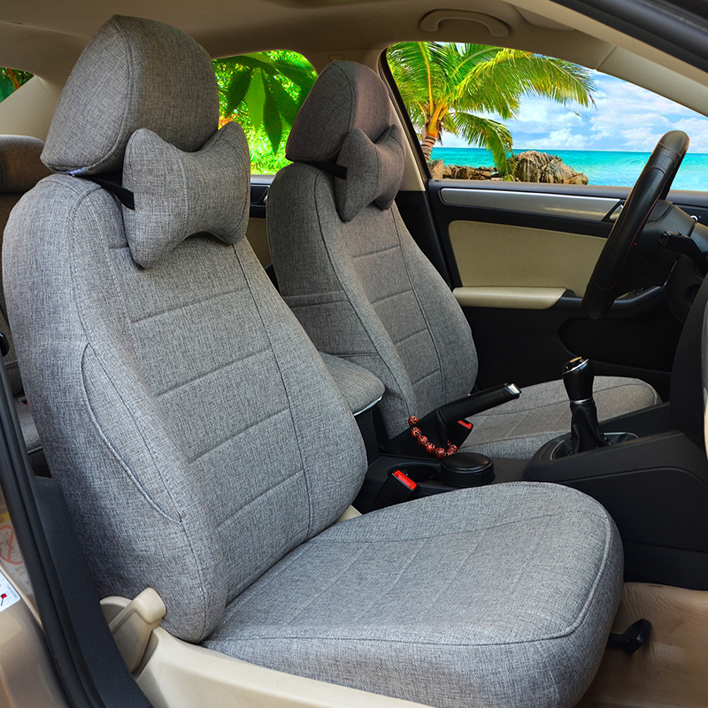 韩一 棉麻材料全包座套