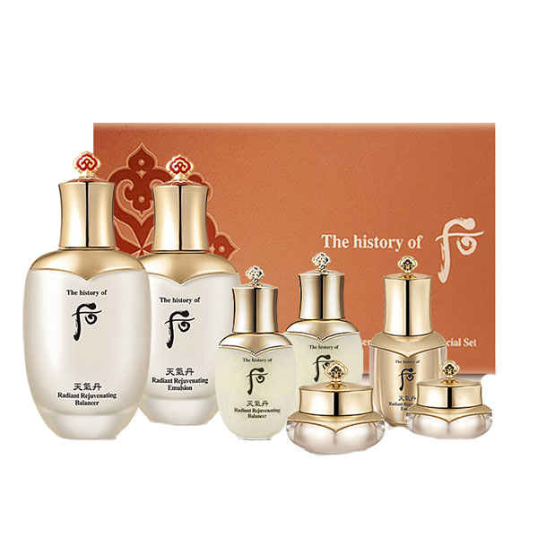 后 花献光彩紧颜 护肤套装