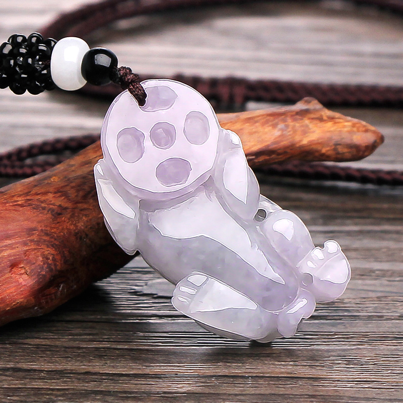 祥祯福珠宝 鸿运貔貅翡翠吊坠