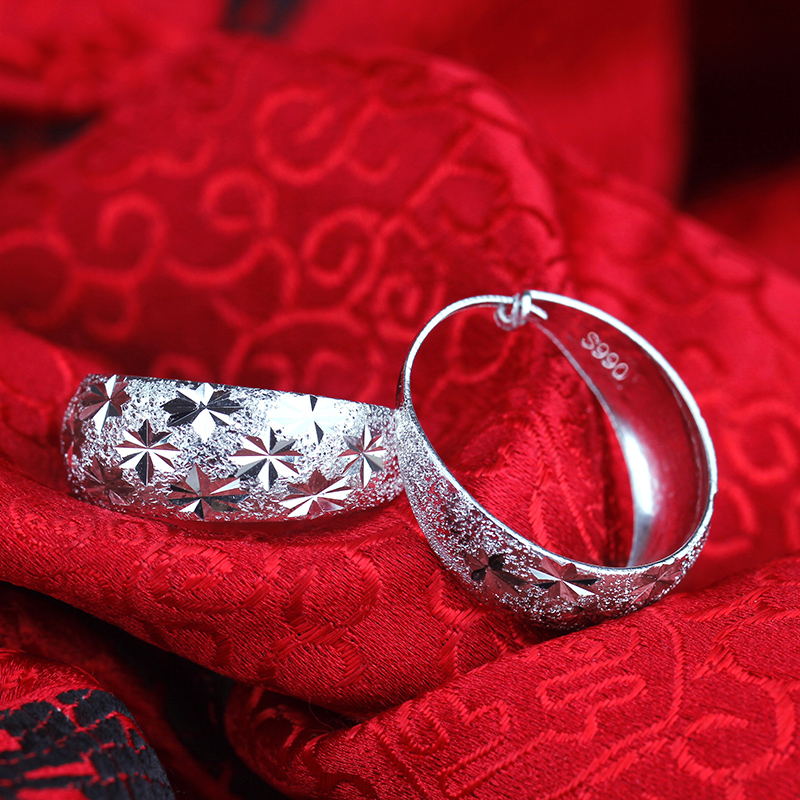 炙真银楼复古耳饰