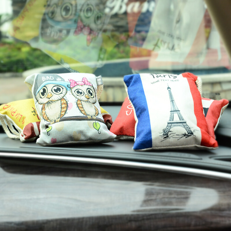 赣春 小巧精美 汽车竹炭包