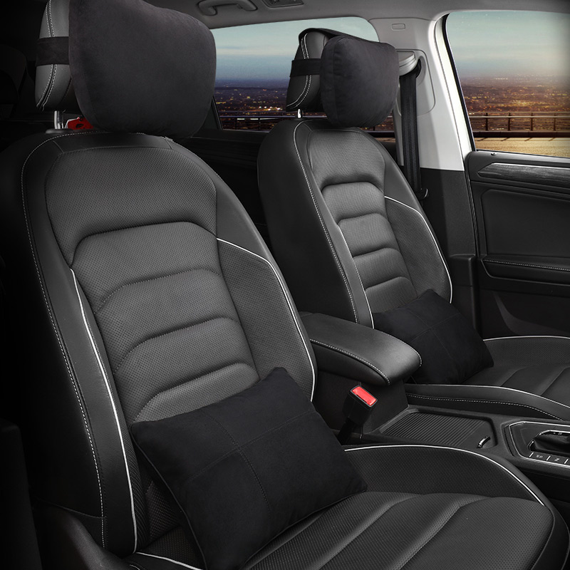 五福金牛 麂皮 汽车头枕腰靠