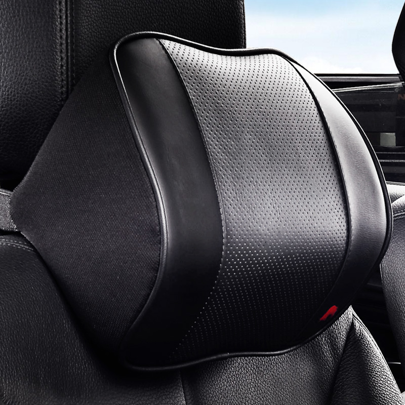 五福金牛 头层牛皮牛汽车头枕