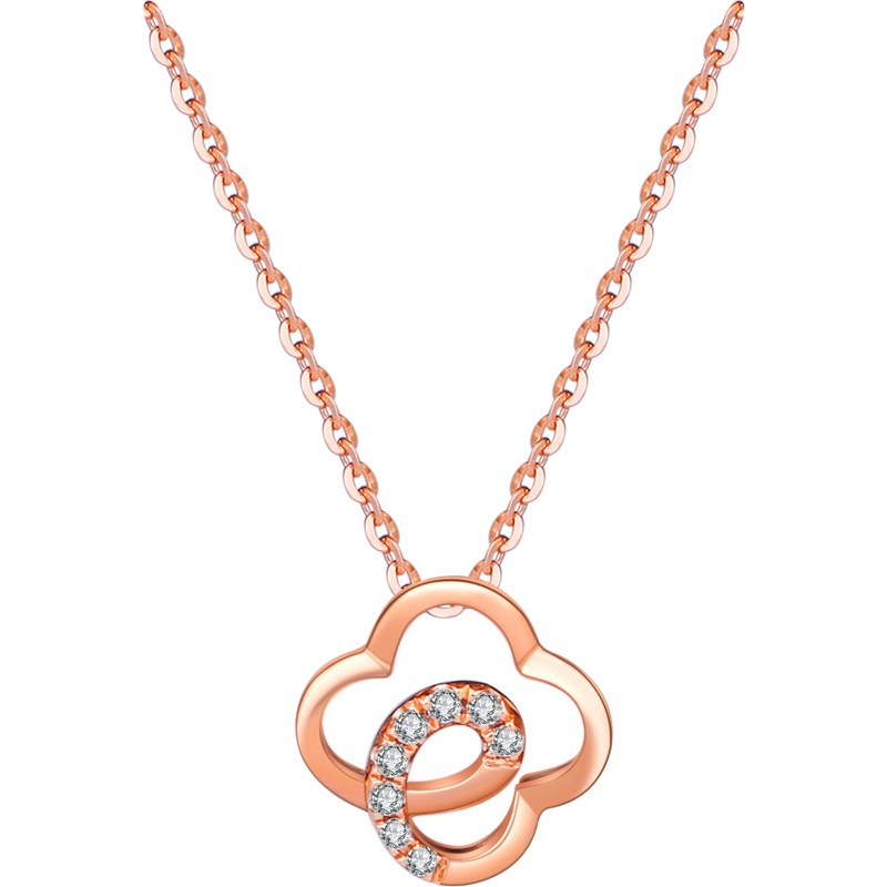 如印 四叶草项链