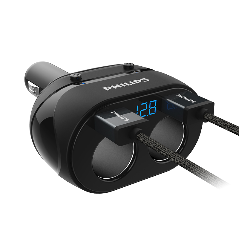 飞利浦 方向调节 车载充电器