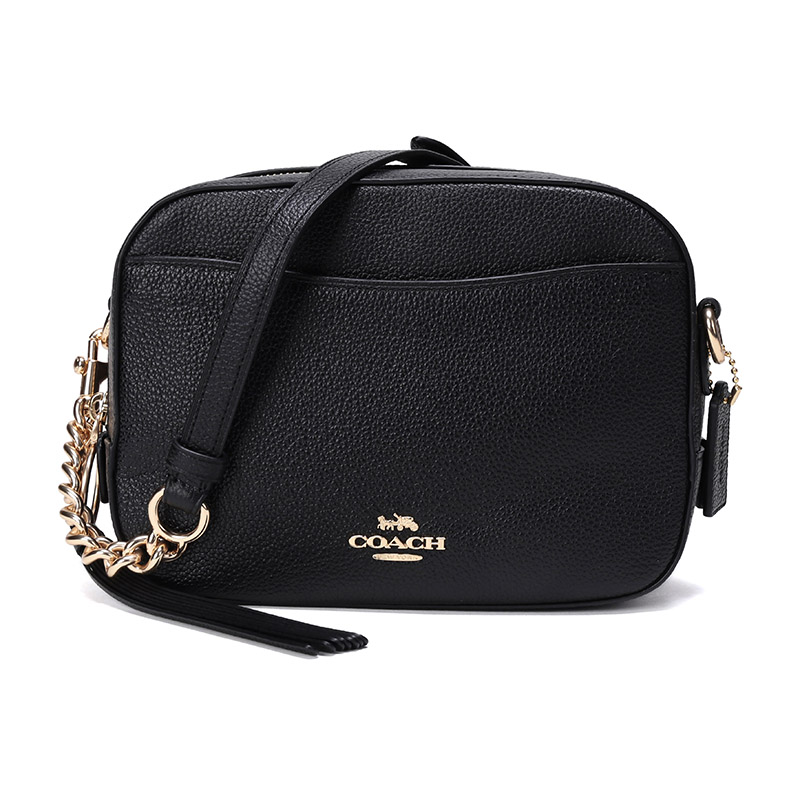 蔻驰 拉链开合单肩包