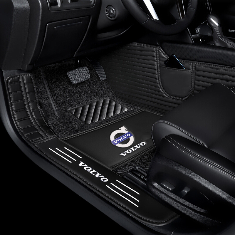 智特优 咖色双层材料升级脚垫