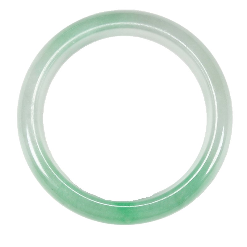 禾目玉阁 阳绿冰糯玉手镯