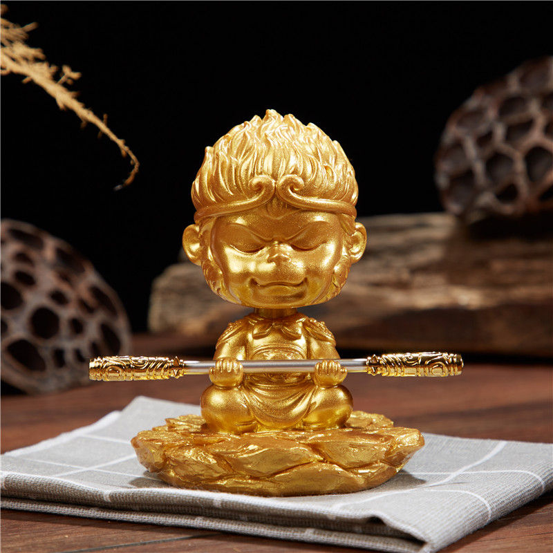 智汇 摇头猴子公仔汽车摆件