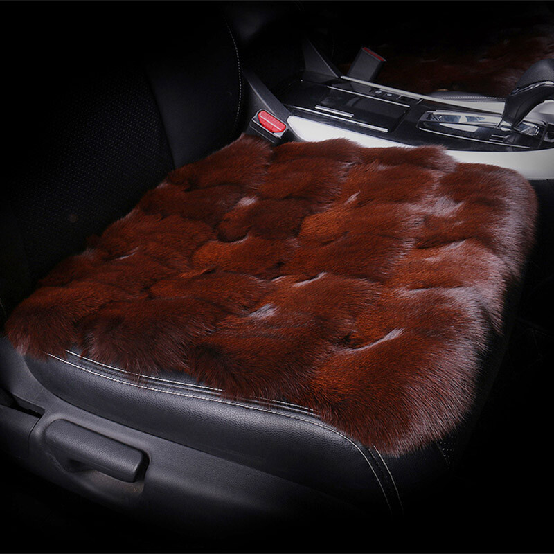大有 狐狸毛汽车座垫
